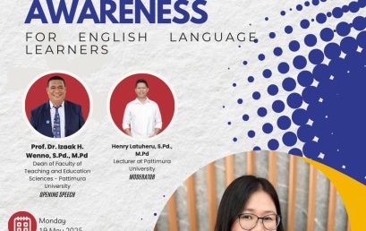 Guest Lecture Invitation: “Enhancing Reading and Linguistic Awareness for English Language Learning