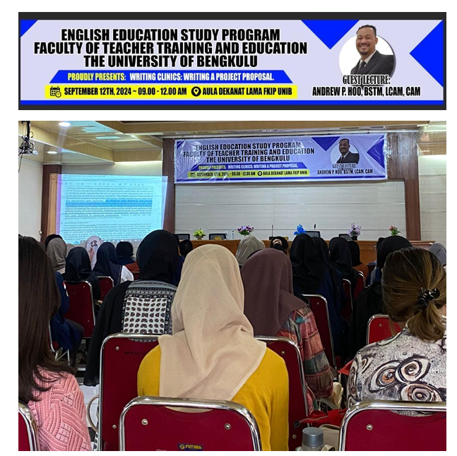 Guest Lecture Workshop: “Writing Clinics – Writing a Project Proposal”