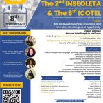 Call for Papers: 2nd INSEOLETA & 6th ICOTEL 2025 on AI in Language Teaching, Linguistics, and Literature