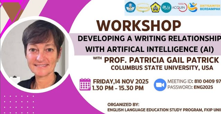 Integrating Artificial Intelligence into Academic Writing: A Workshop by English Education Study Program, Universitas Bengkulu