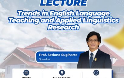 General Lecture: Trends in English Language Teaching and Applied Linguistics Research