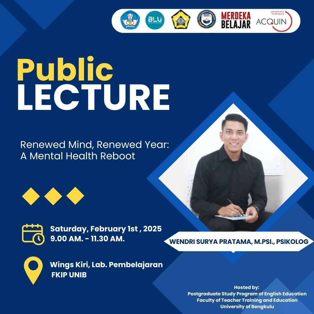 Fortcoming Public Lecture